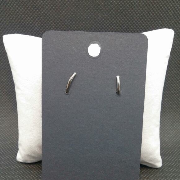 Butterfly Wing Earrings Colorful Gunmetal Gray Dangle Purple Pink Blue Crystals - Picture 5 of 9